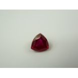 Unmounted 7.70ct ruby