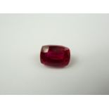 Unmounted 8.45ct ruby