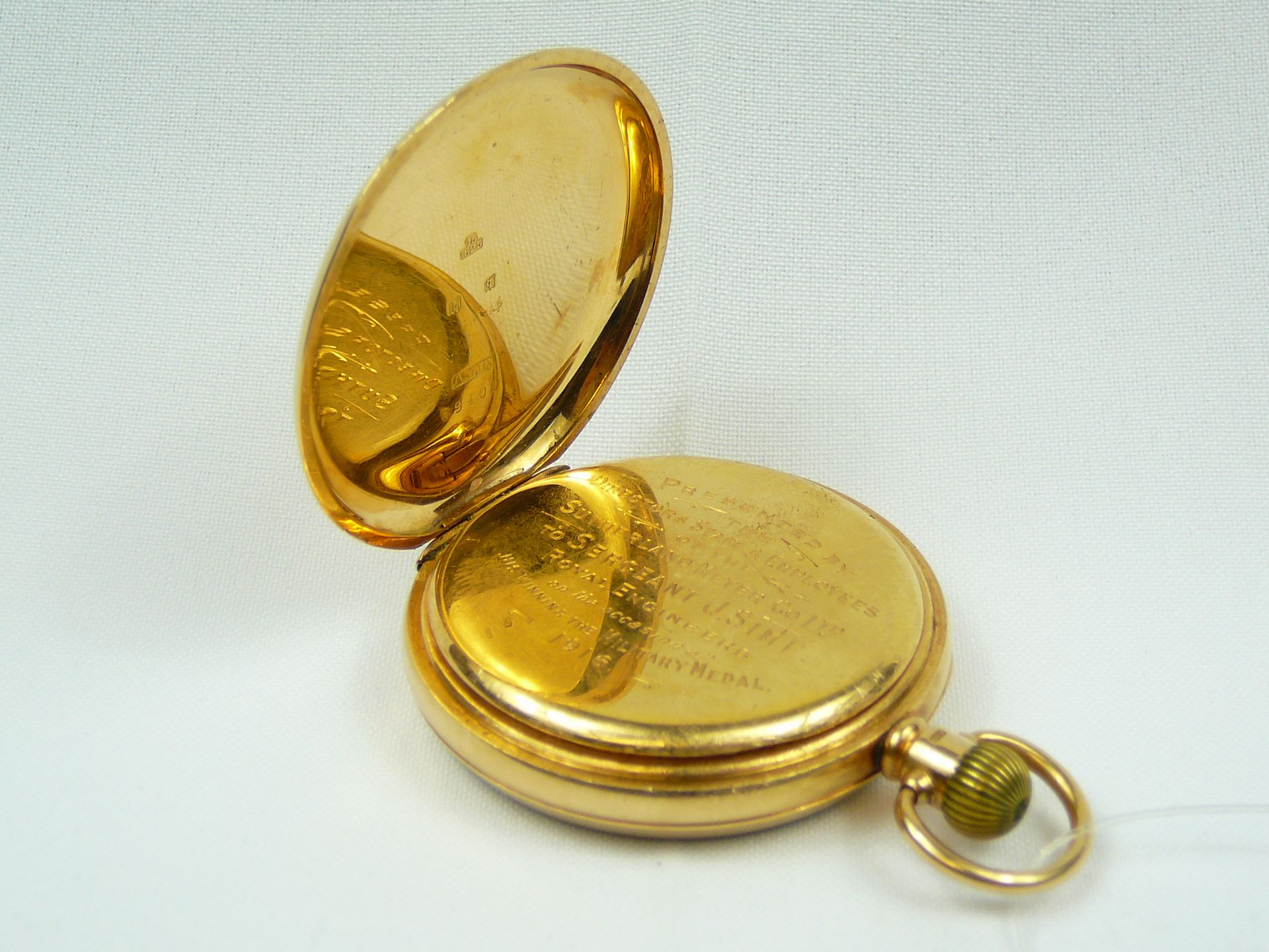 Gents gold pocket watch - Image 4 of 7