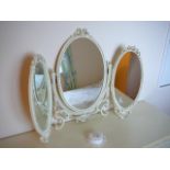 Vintage dressing table triple mirror
