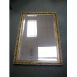 Gilt framed wall mirror