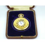 Gents gold Demi Hunter pocket watch