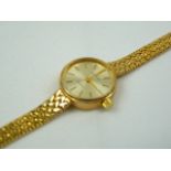 Ladies gold Garrard wrist watch