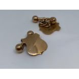 15 carat rose gold cufflinks