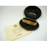 Ladies gold Omega wrist watch