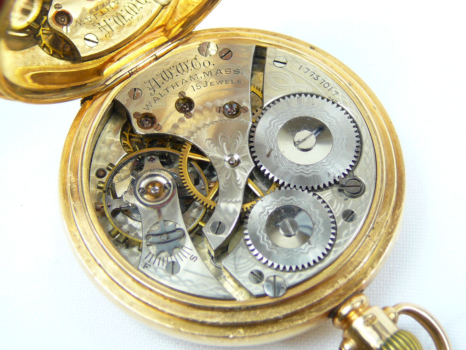 Gents gold pocket watch - Image 7 of 7