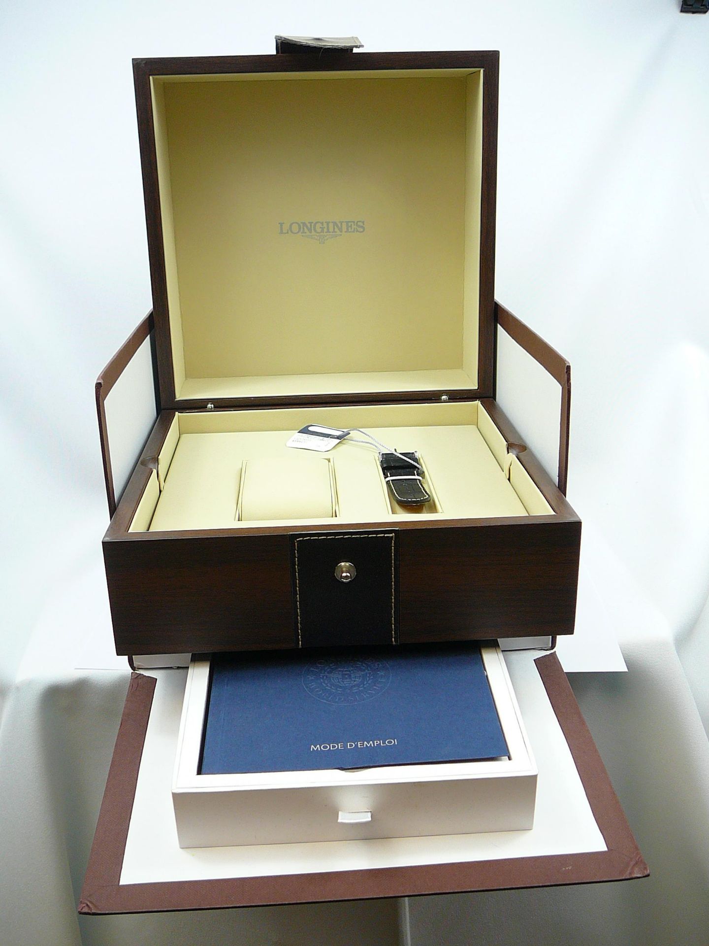 Large Longines presentation watch box - Image 2 of 2