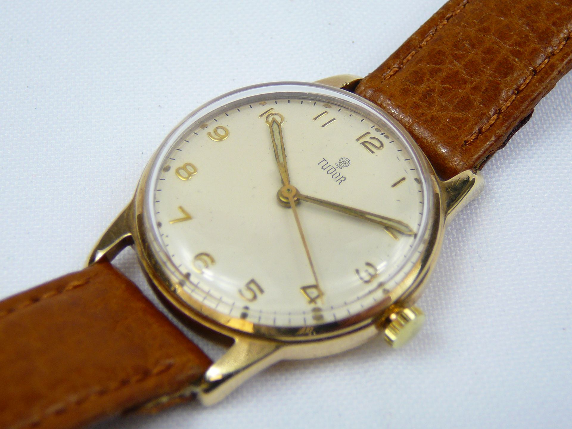 Gents gold Tudor wrist watch