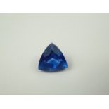 Unmounted 5.02ct blue sapphire