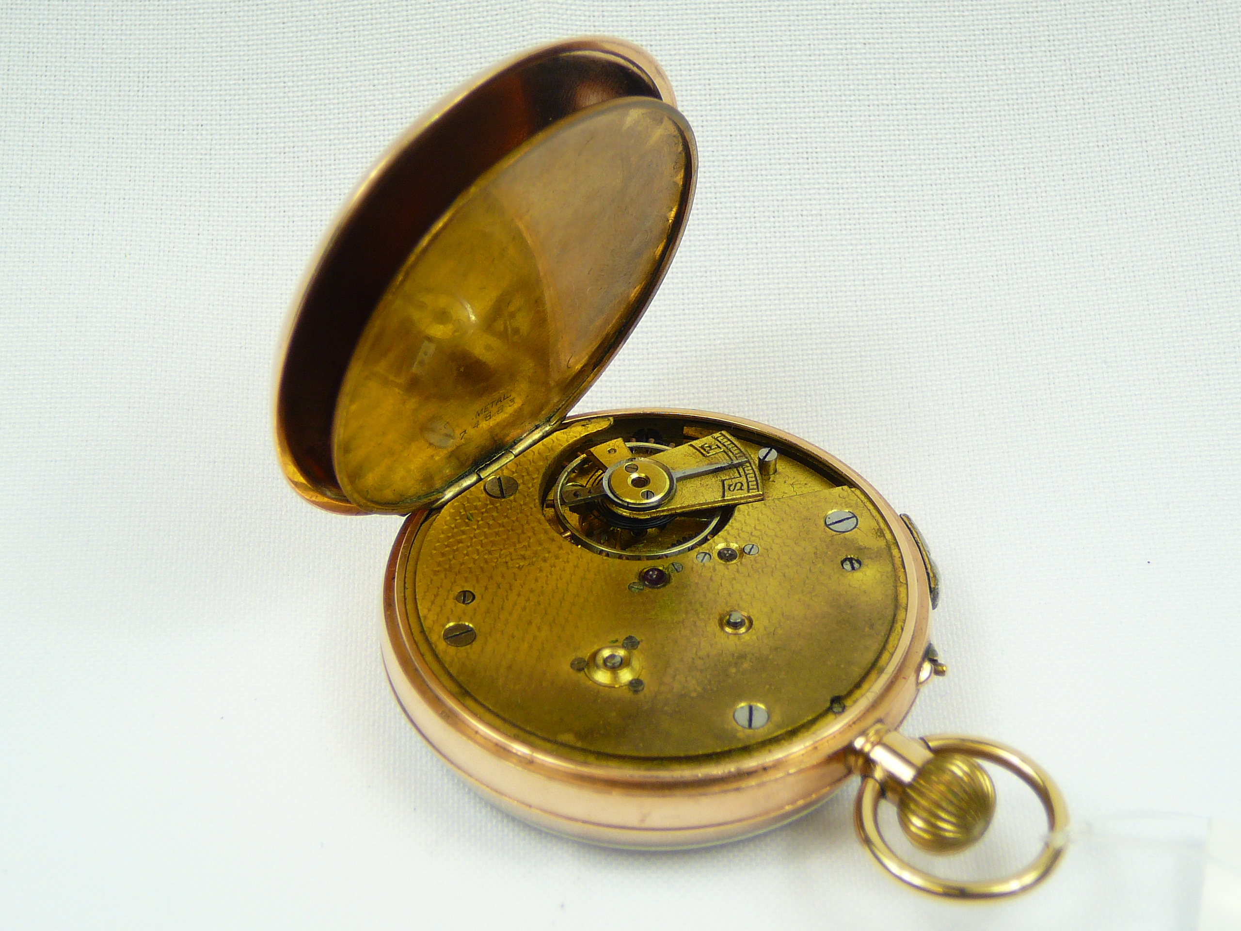 Gents gold pocket watch - Image 4 of 5