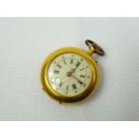 Ladies gold fob watch