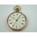 Gents gold pocket watch