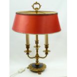 Vintage triple stem lamp