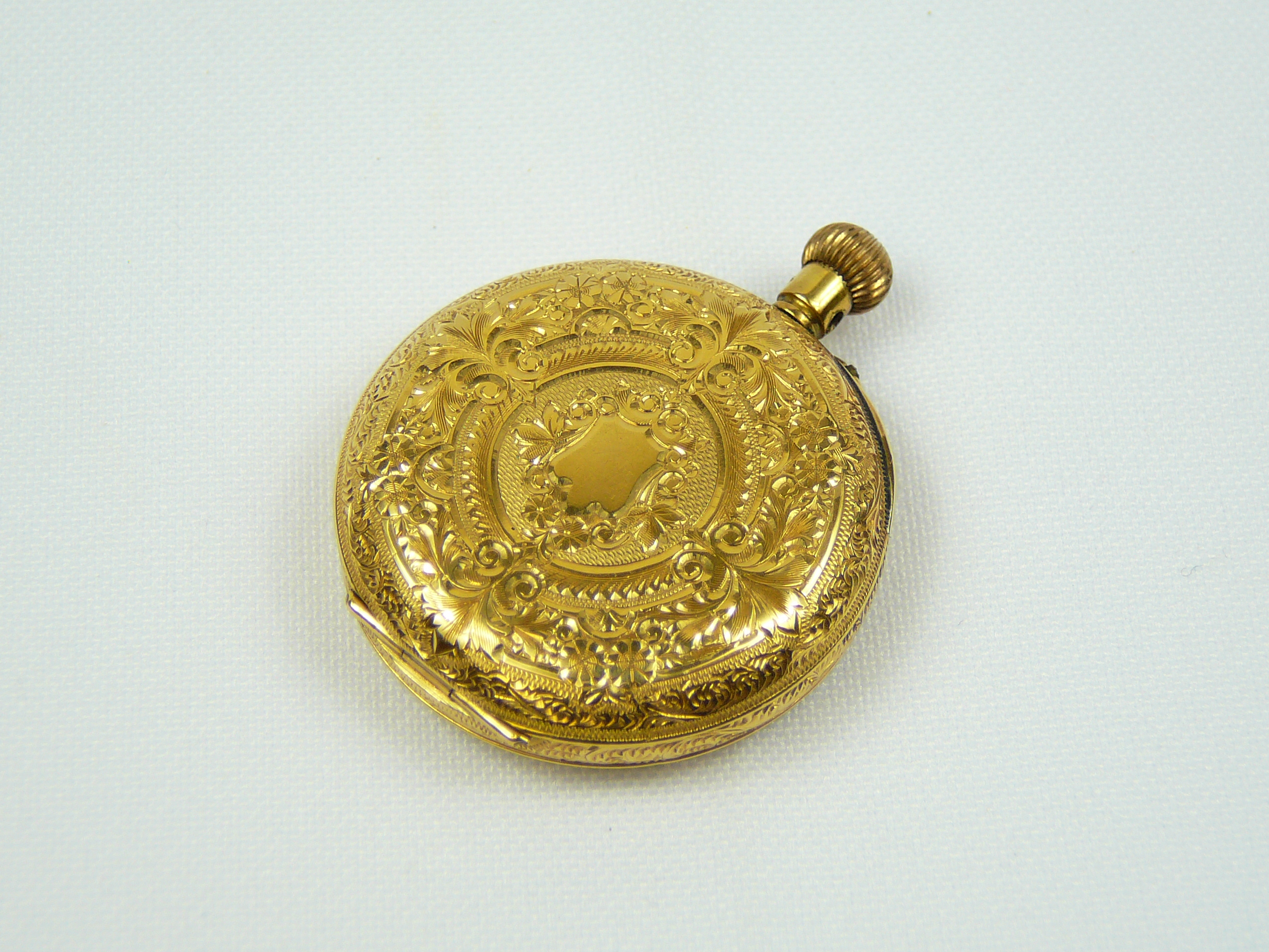 Ladies gold fob watch - Image 2 of 4