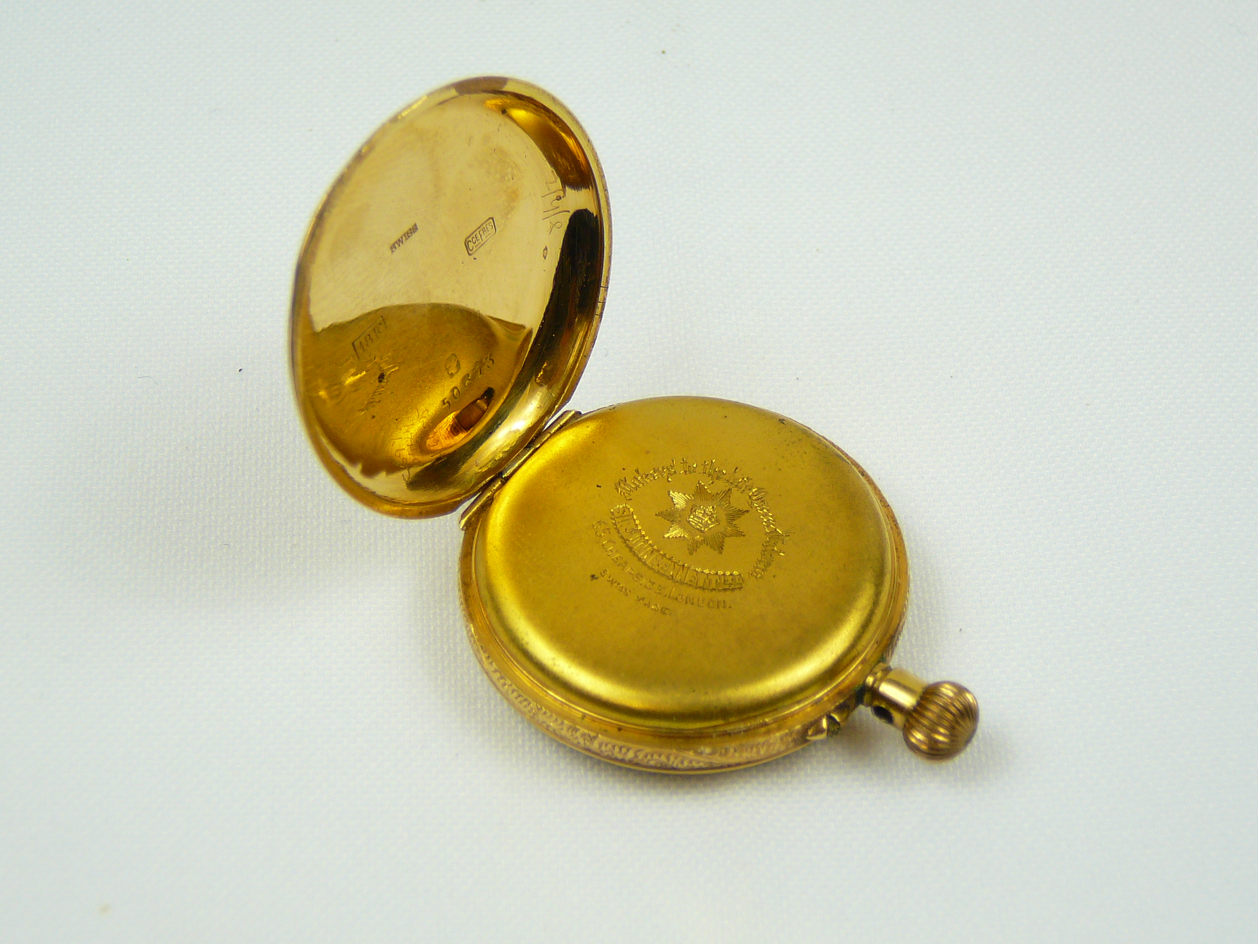 Ladies gold fob watch - Image 3 of 4