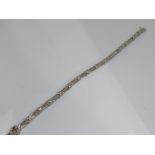 9ct gold diamond tennis bracelet