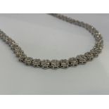 18ct gold diamond necklace