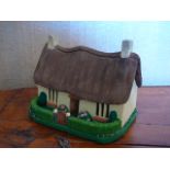 Pottery cottage ornament