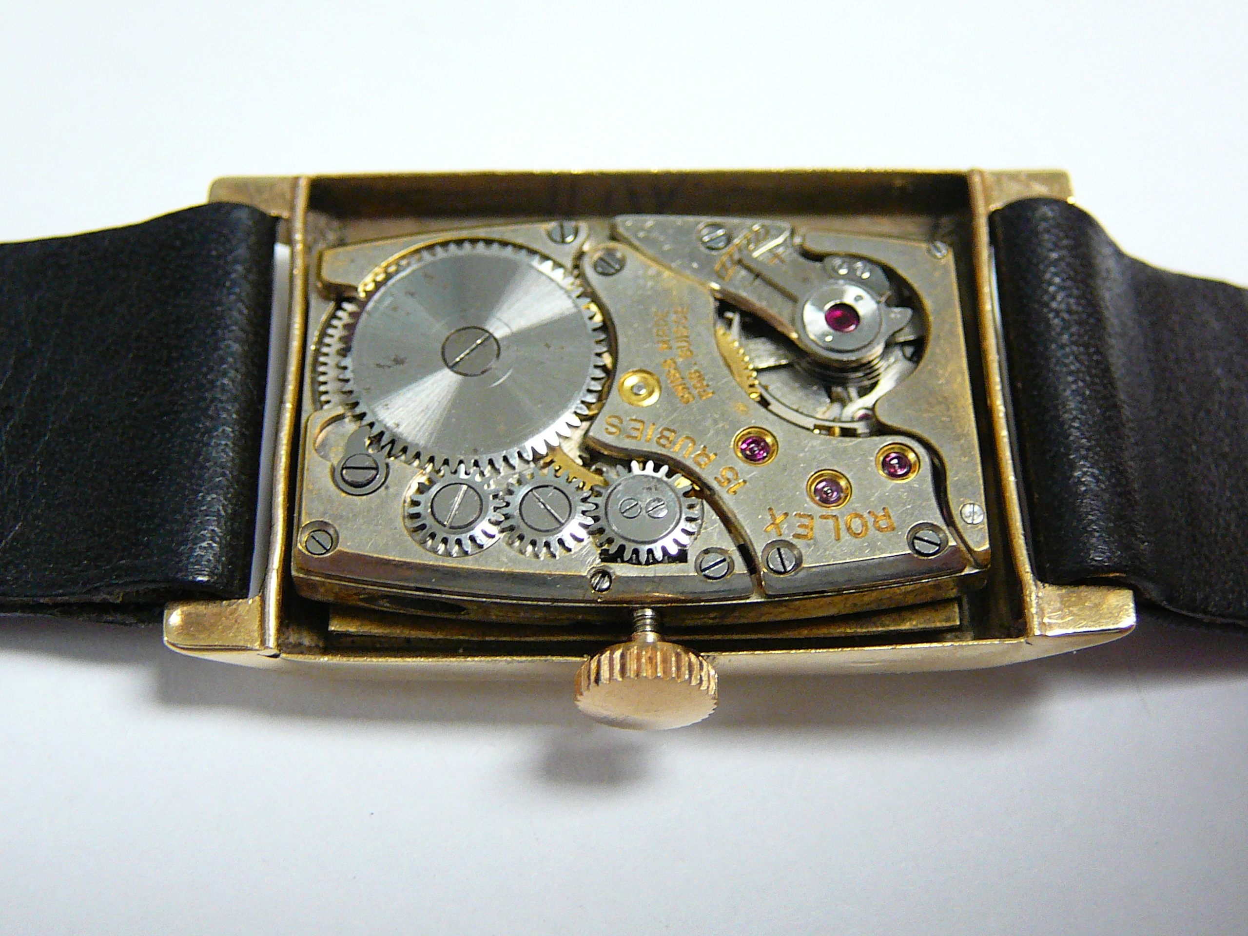 Gents vintage gold Rolex wrist watch - Image 5 of 6