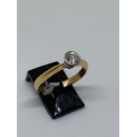 18ct gold diamond ring