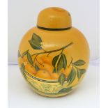 Handpainted Ginger Jar