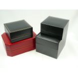 4 x assorted watch boxes