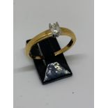 18ct gold diamond ring