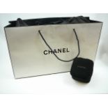 Chanel bag and suede watch box