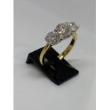 18ct gold and diamond ring