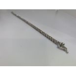 9ct gold diamond tennis bracelet