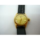 Ladies vintage 18ct gold Rolex wrist watch