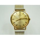 Gents vintage gold Omega wrist watch