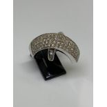 9ct gold diamond ring