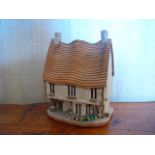 Pottery cottage ornament