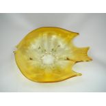 Vintage Murano glass fish dish