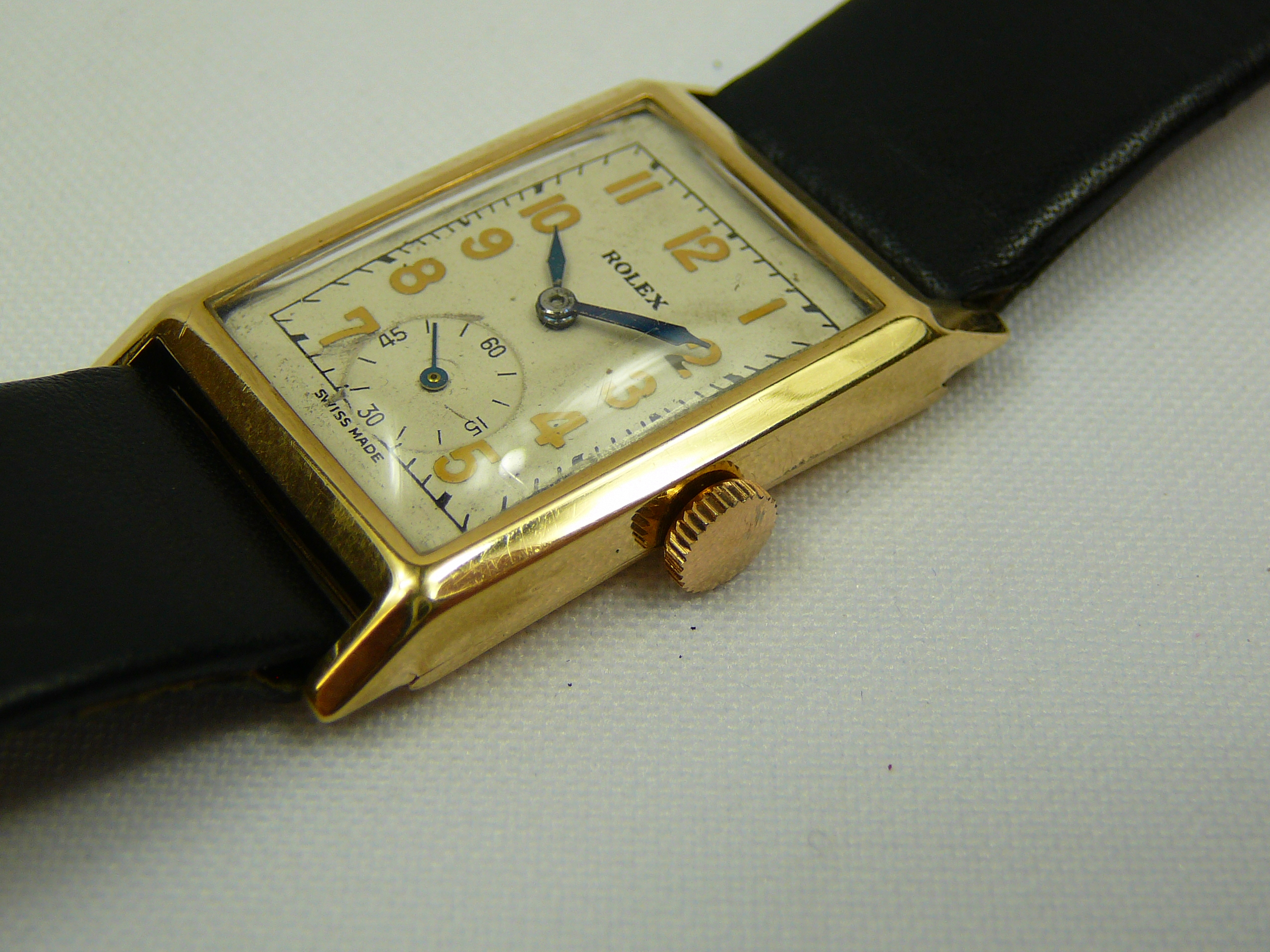 Gents vintage gold Rolex wrist watch - Image 2 of 6