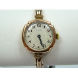 Ladies vintage gold Rolex wrist watch