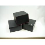 3 x assorted watch boxes