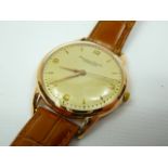 Gents vintage gold IWC watch