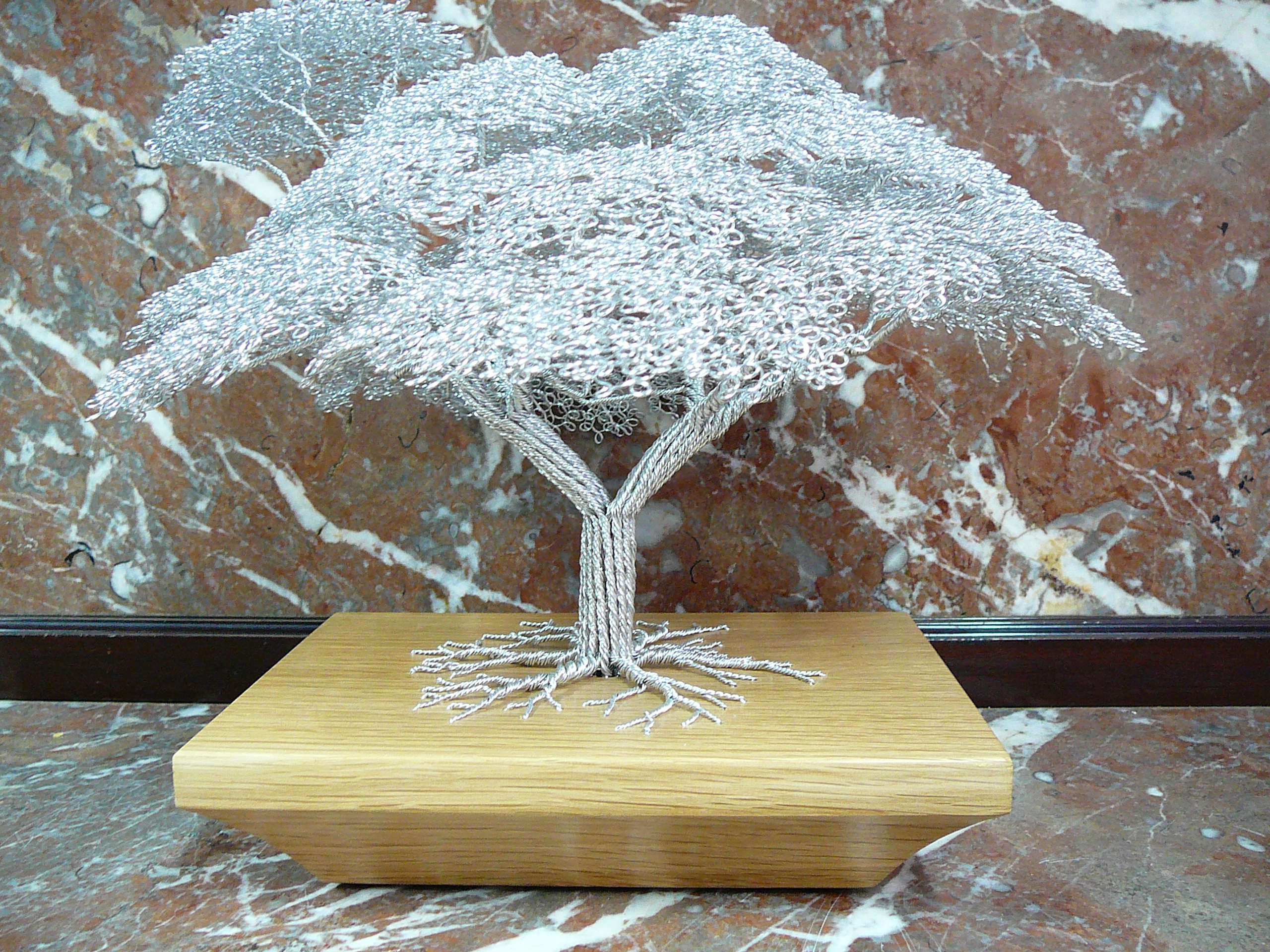 Wire sculpture African Acacia Tree - Image 2 of 4