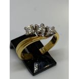 18ct gold diamond ring