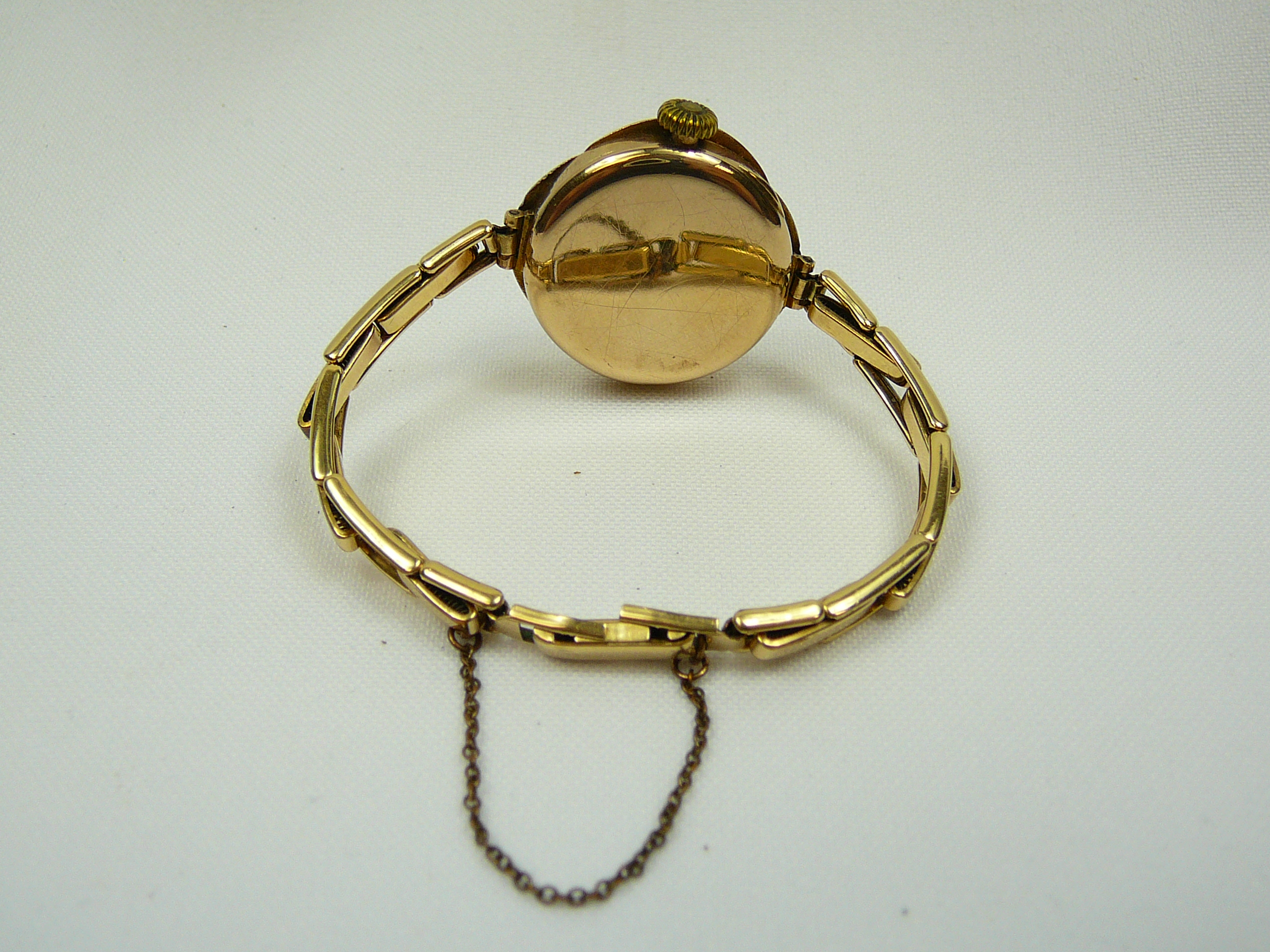 Ladies vintage gold Rolex wrist watch - Image 3 of 3