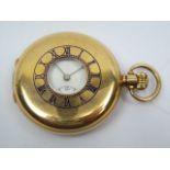 Gents gold Demi Hunter pocket watch