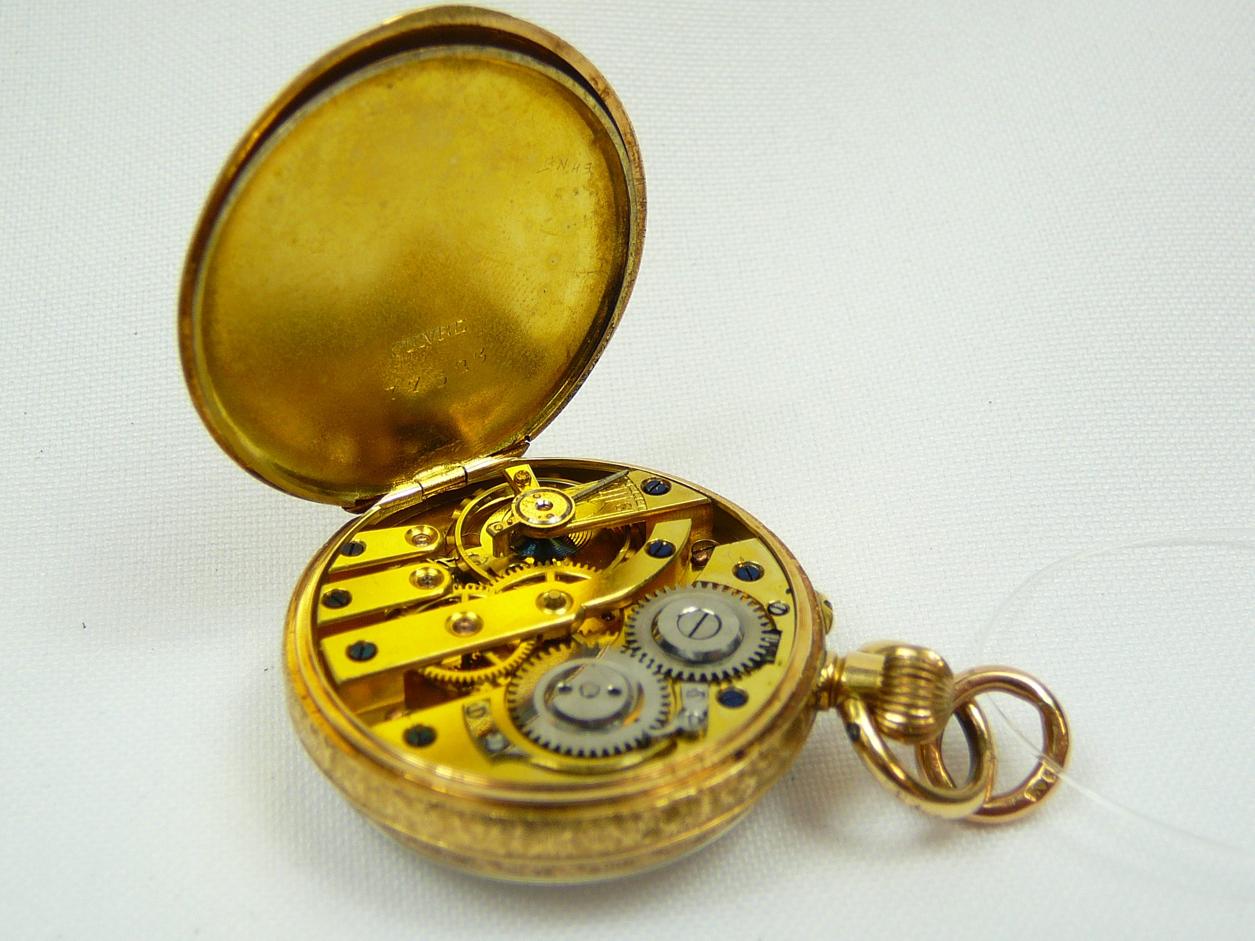 Ladies gold fob watch - Image 3 of 3