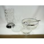 Pressed glass items