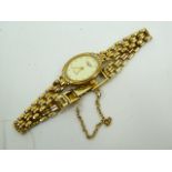 Ladies Longines Gold Wristwatch.