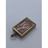 9ct gold 10 shilling note charm