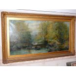 Very large framed oil (W. Widgery 1826-1893)