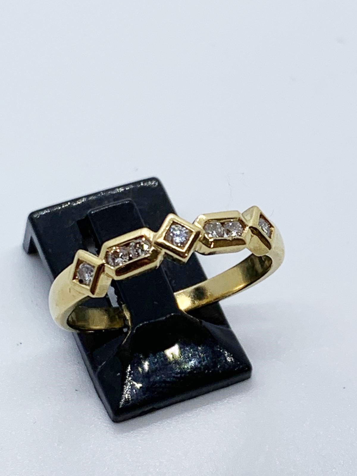 18ct gold diamond ring