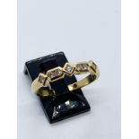 18ct gold diamond ring